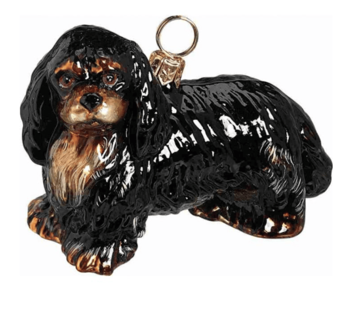 Dog Breed Ornaments Gifts Cavalier King Charles Black & Tan Dog Breed Ornament