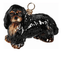 Dog Breed Ornaments Gifts Cavalier King Charles Black & Tan Dog Breed Ornament