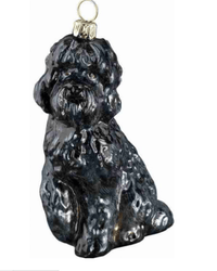 Dog Breed Ornaments Gifts Labradoodle Black Dog Breed Ornament