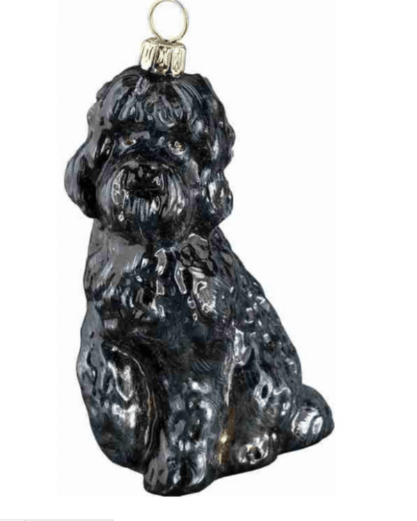 Dog Breed Ornaments Gifts Labradoodle Black Dog Breed Ornament