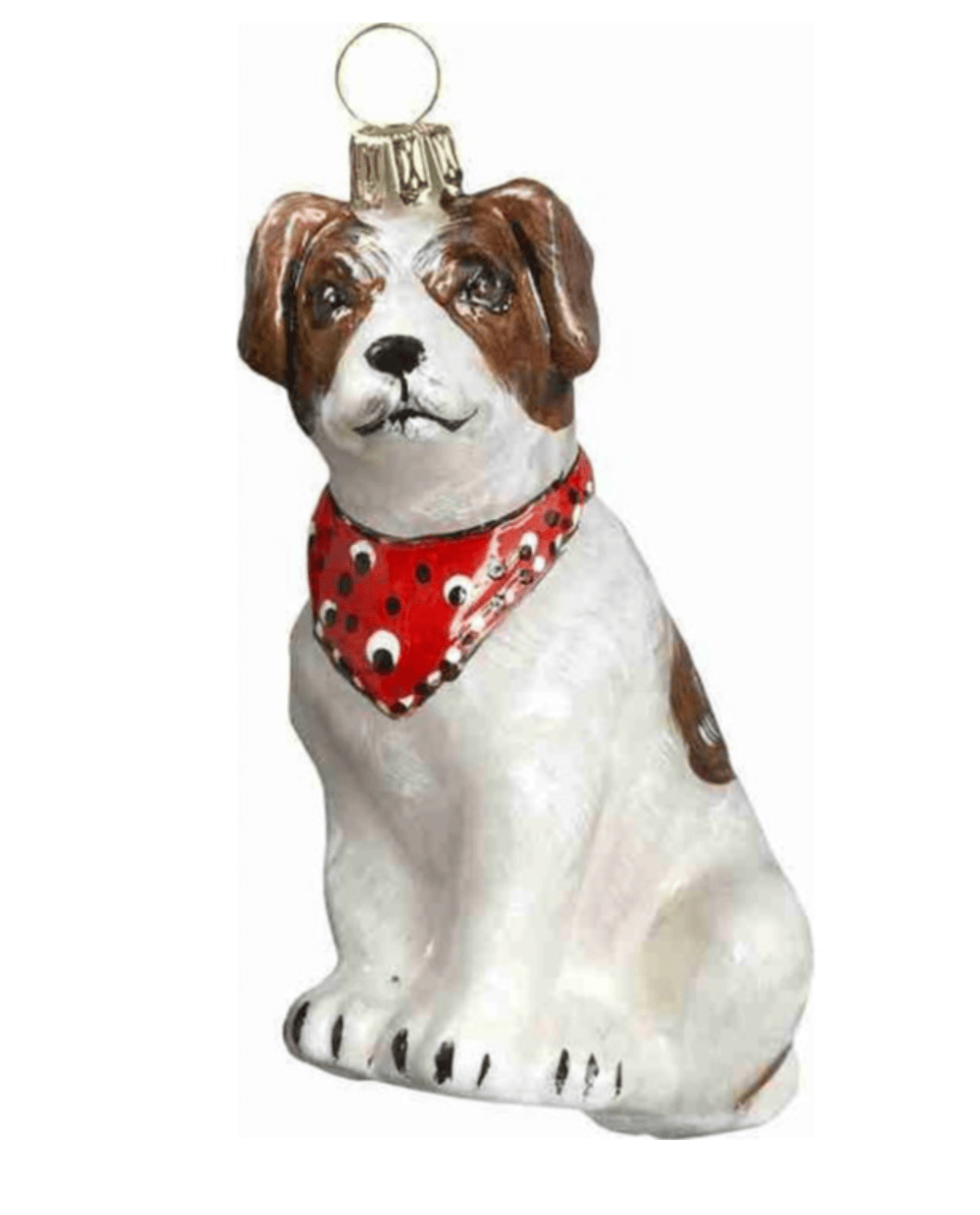Dog Breed Ornaments Gifts Parsons Jack Russell w/Bandana Dog Breed Ornament