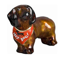 Dog Breed Ornaments Gifts Red Dachsund w/Red Bandana Dog Breed Ornament