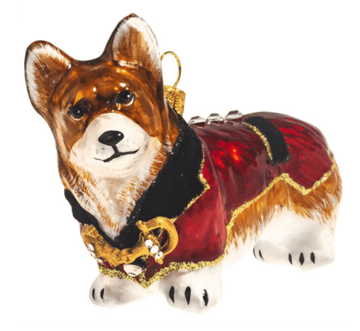 Dog Ornaments Gifts Corgi Red Riding Jacket