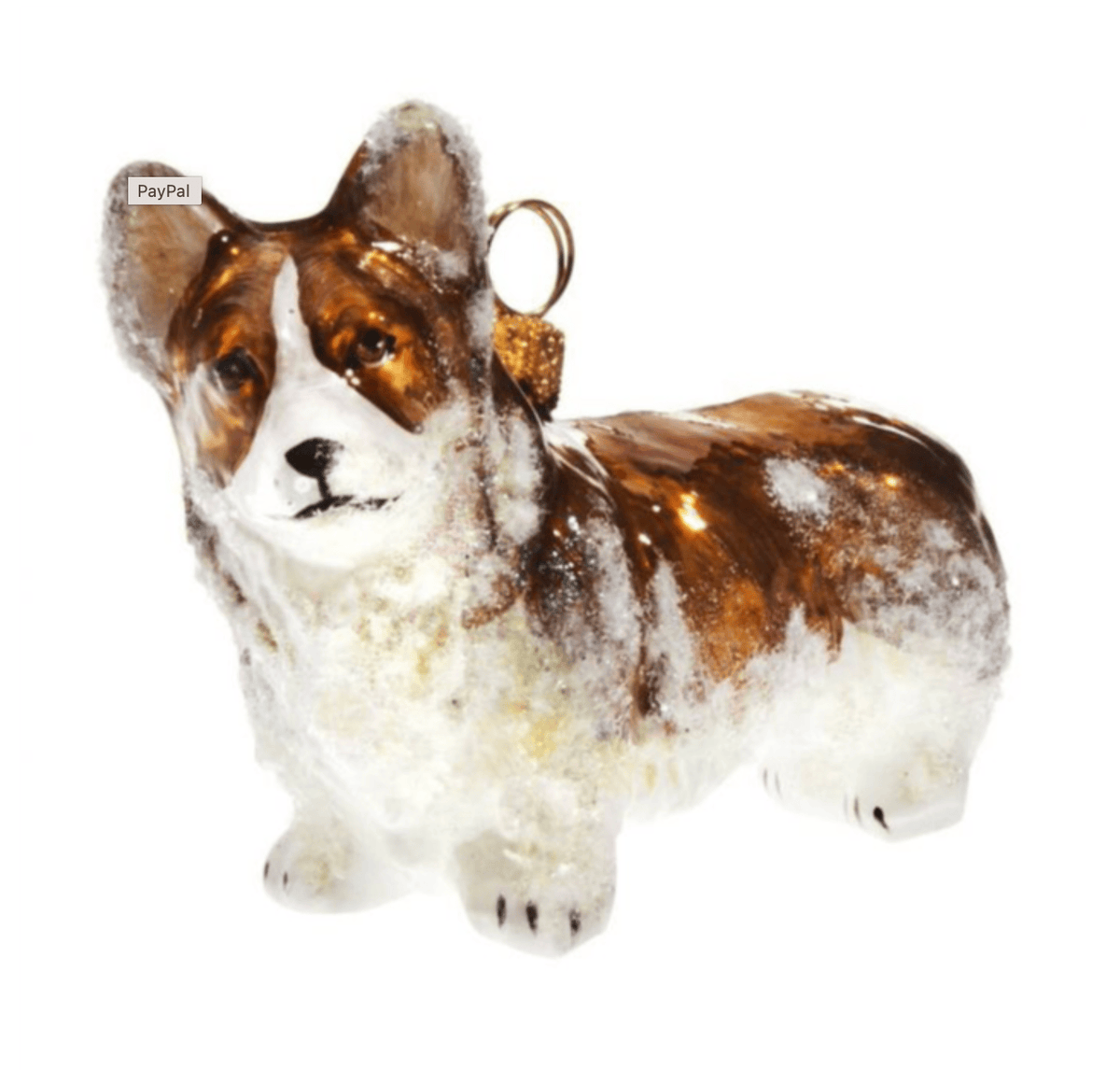 Dog Ornaments Gifts Pembroke Welsh Corgi Snowy