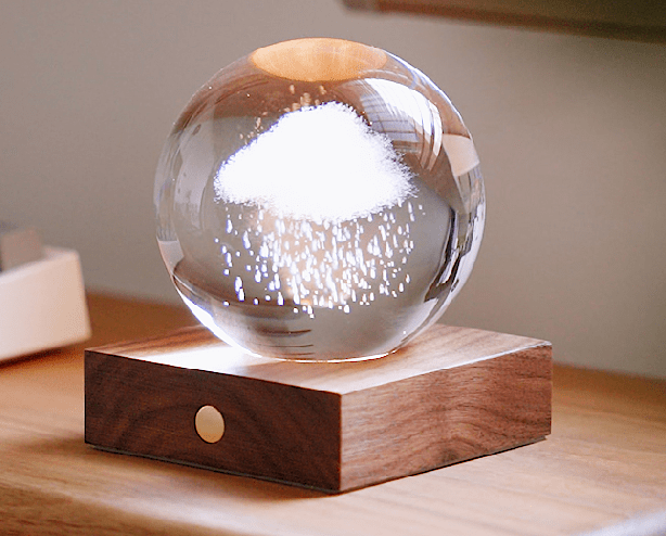 Gingko Gifts 3D Raincloud Crystal Light