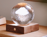 Gingko Gifts 3D Raincloud Crystal Light