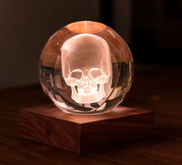 Gingko Gifts Crystal Skull 3D Light