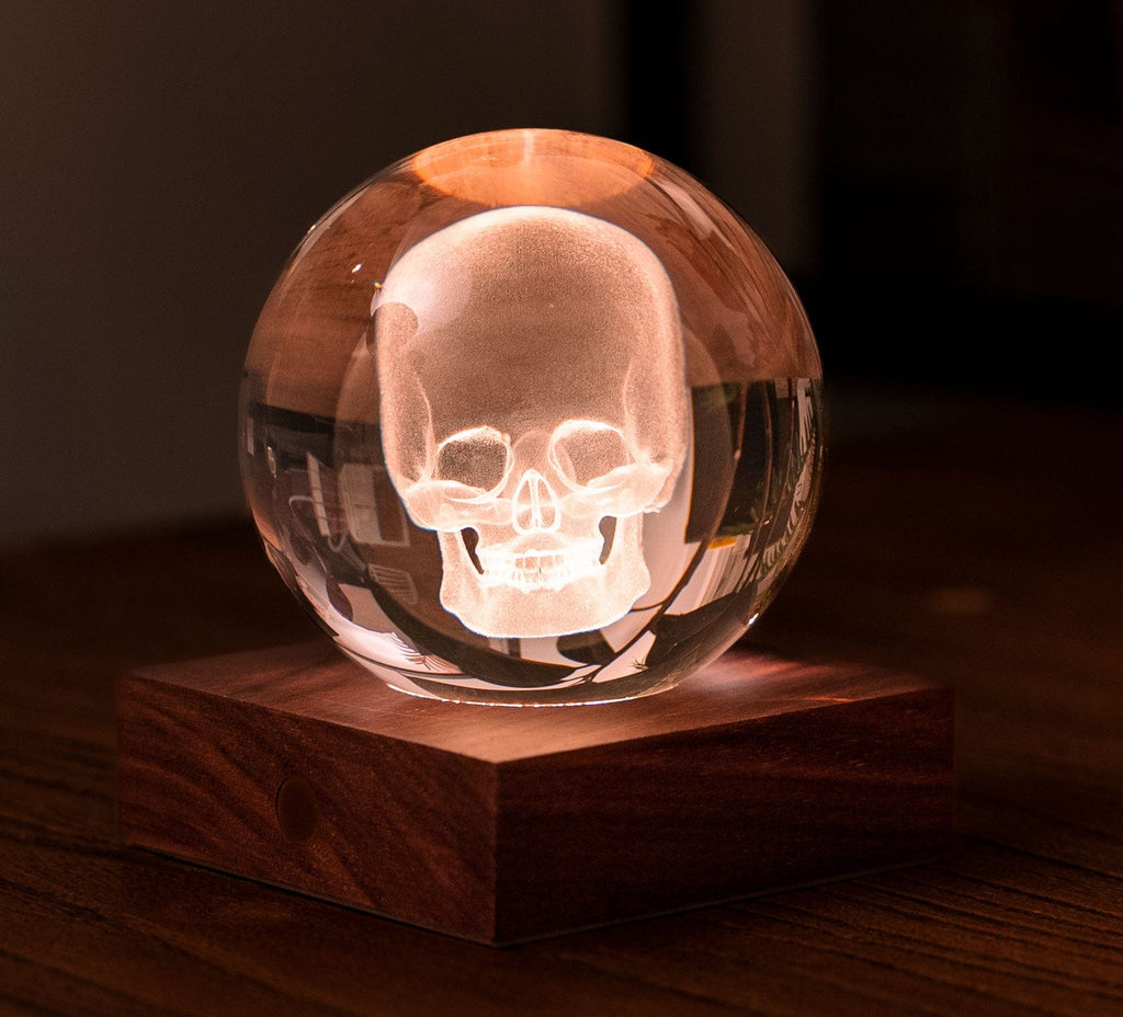 Gingko Gifts Crystal Skull 3D Light