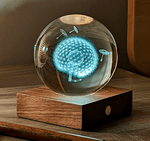 Gingko Gifts Dandelion 3D Crystal Light