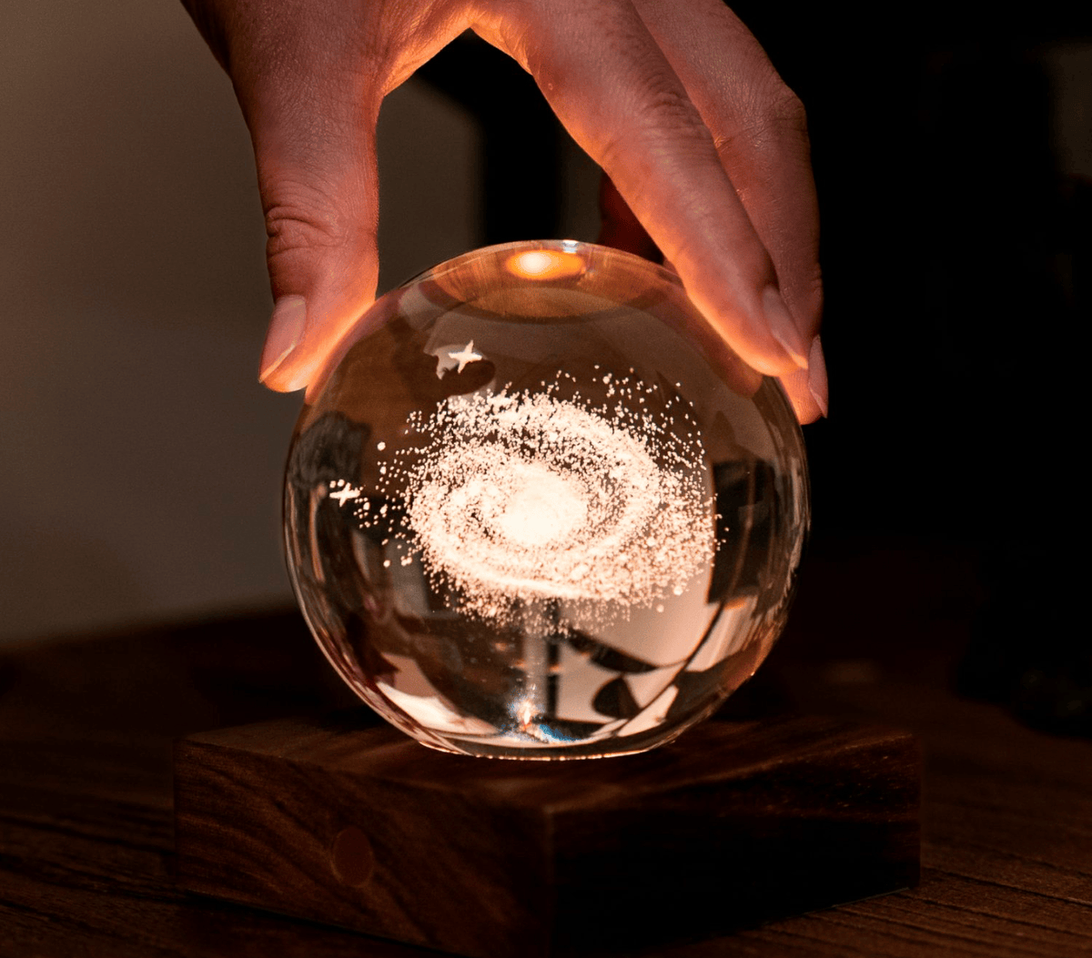 Gingko Gifts Galaxy 3D Crystal Light