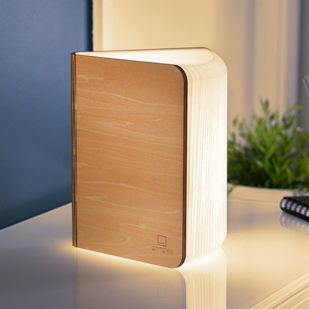 Gingko Gifts Maple Large Smart Book Light