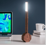 Gingko Gifts Octagon Walnut Portable Desk Light