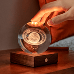 Gingko Gifts Saturn 3D Crystal Light