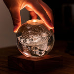 Gingko Gifts Solar System 3D Crystal Light