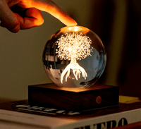 Gingko Gifts Tree of Life 3D Crystal Light