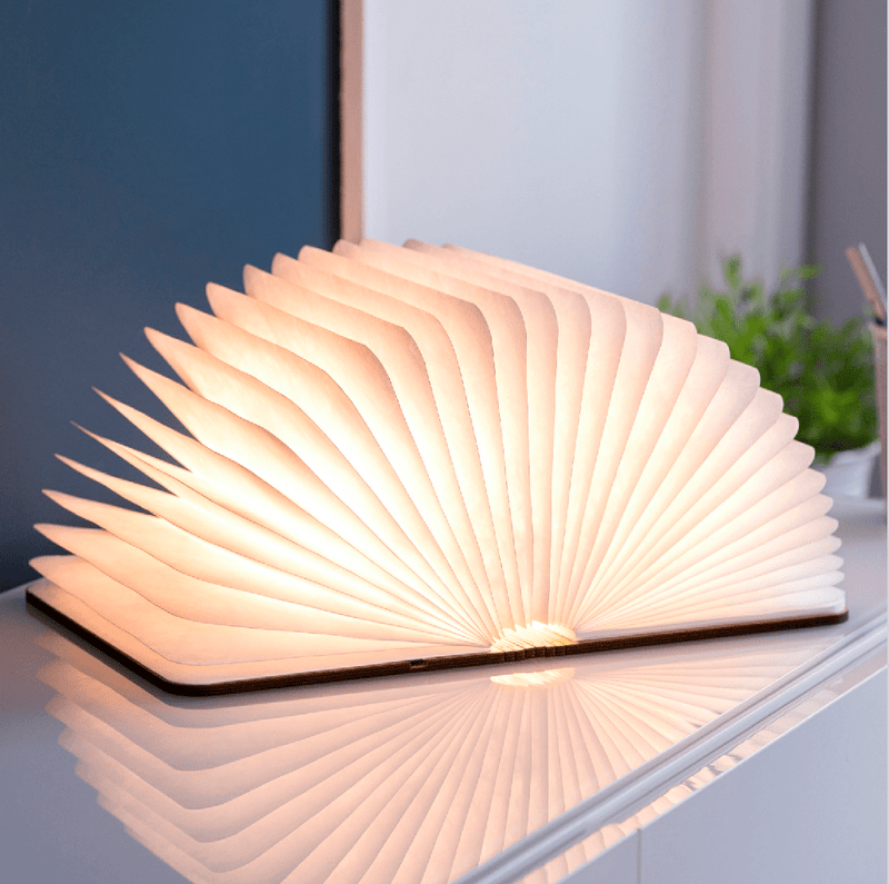 Gingko Gifts Walnut Large Smart Book Light