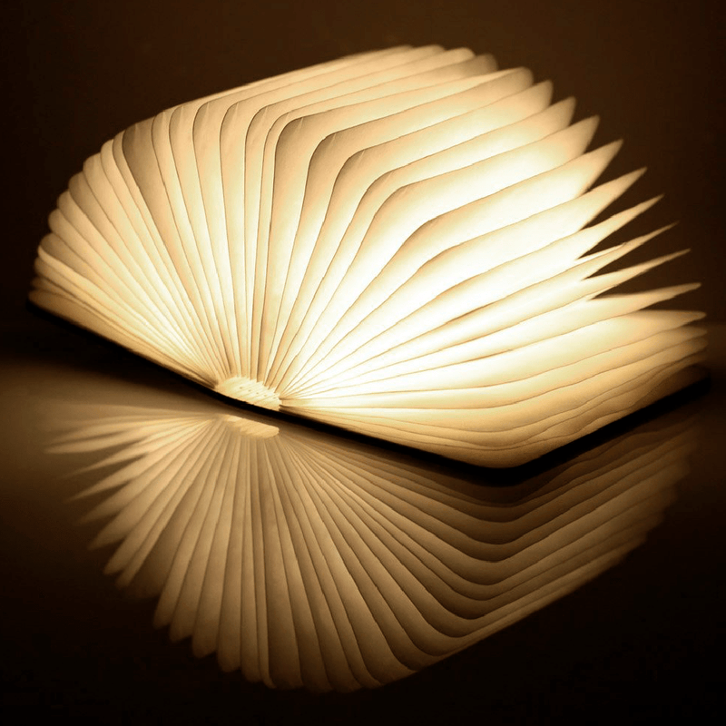 Gingko Gifts Walnut Large Smart Book Light