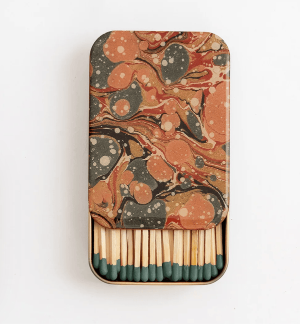 Home Accents Gifts Marbling Match Tin