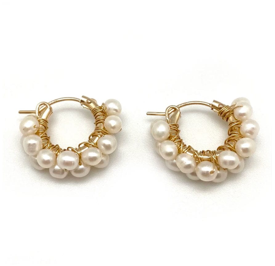 In2Design Earrings White Pearl Large Diddi Earrings