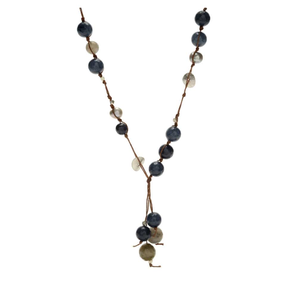 in2Design Necklaces Blue Agate Carola Necklace