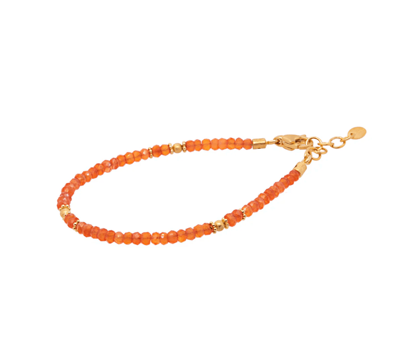 Joyla Bracelets Carnelian Vermeil  Bracelet