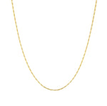 JudeFrances Necklaces Small 18K Looped Chain Necklace 18"