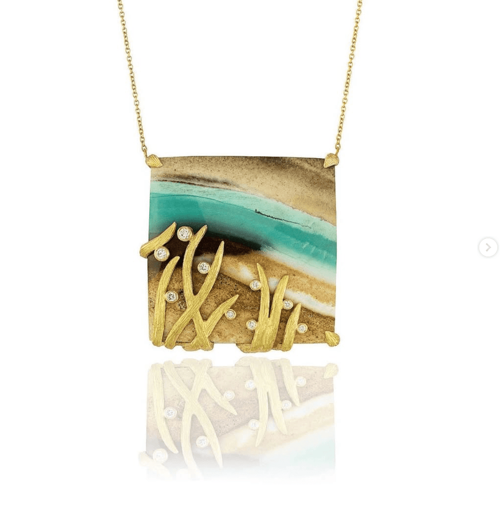 Laurie Kaiser Necklaces Seagrass Pendant Necklace