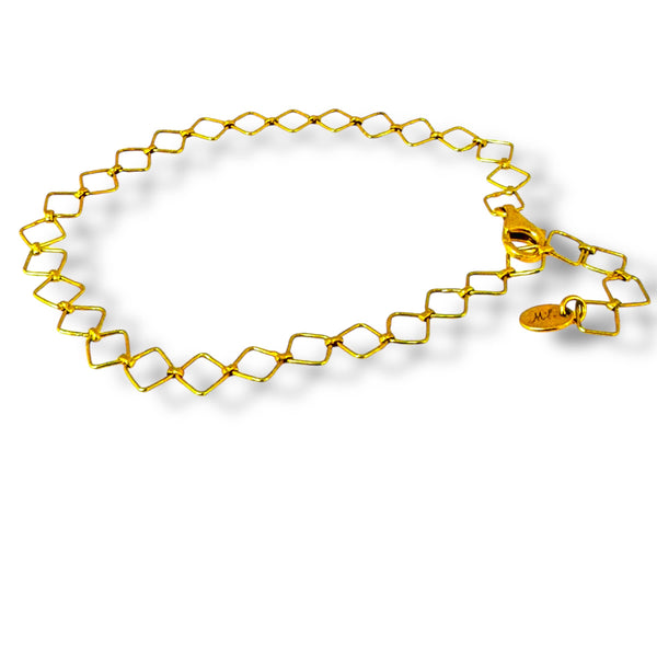 Mara Labell Bracelets 8" Edge & Elegance 18k Bracelet