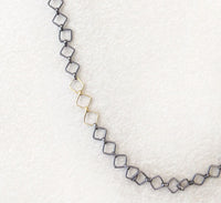 Mara Labell Necklaces 34" Edge & Elegance 18k/Sterling Chain