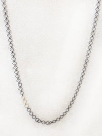 Mara Labell Necklaces 34" Edge & Elegance 18k/Sterling Chain