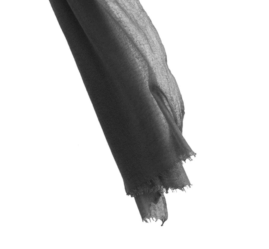 Meg Cohen Wraps & Scarves Charcoal Cashmere Scarf