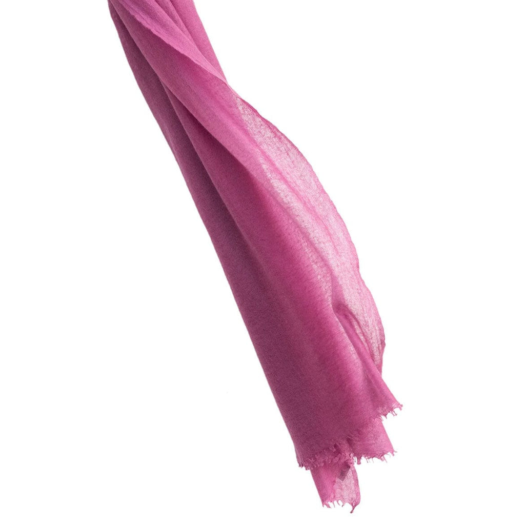 Meg Cohen Wraps & Scarves Dark Rose Cashmere Scarf