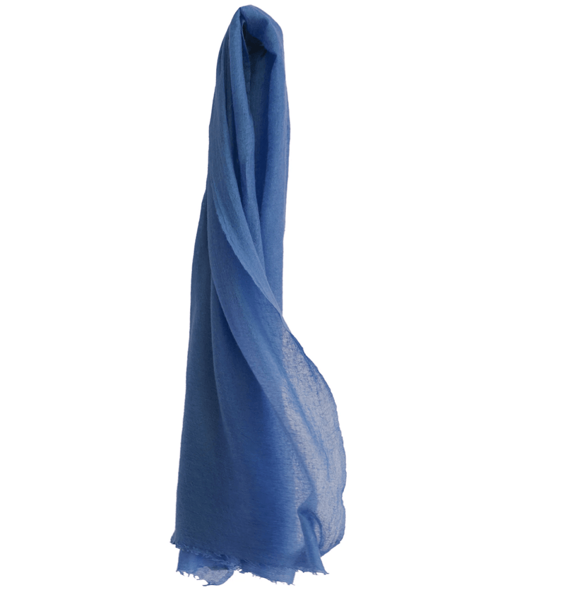 Meg Cohen Wraps & Scarves Deep Blue Cashmere Scarf