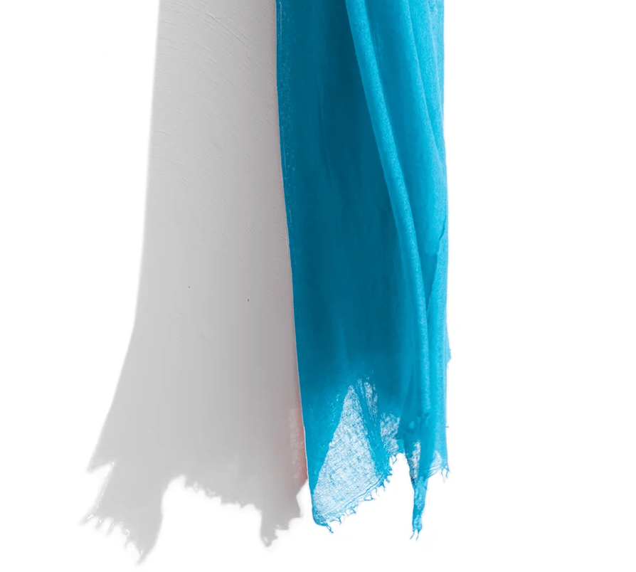 Meg Cohen Wraps & Scarves New Aqua Cashmere Scarf