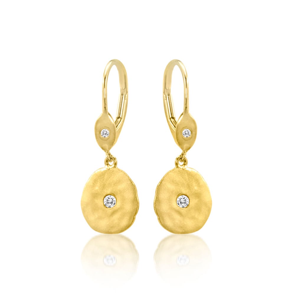 Meira T Earrings .05ct Dia. 14k Earrings