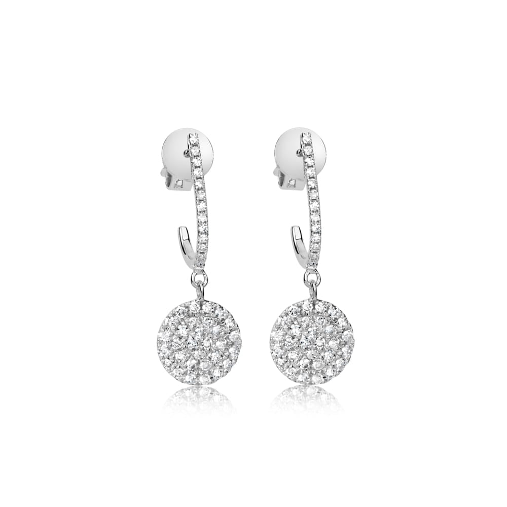 Meira T Earrings .52ct Pave Dia. 14k Earrings