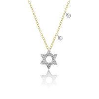 Meira T Necklaces .08 tcw Diamond Star 14k Necklace