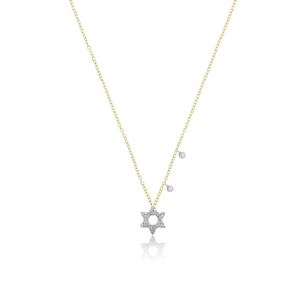 Meira T Necklaces .08 tcw Diamond Star 14k Necklace