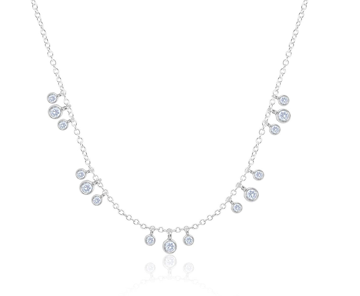Meira T Necklaces .18ct Diamond & 14k White Gold Necklace