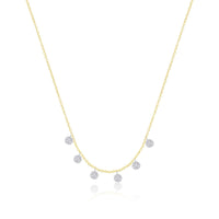 Meira T Necklaces .18tcw Diamond 14k Yellow Gold Necklace