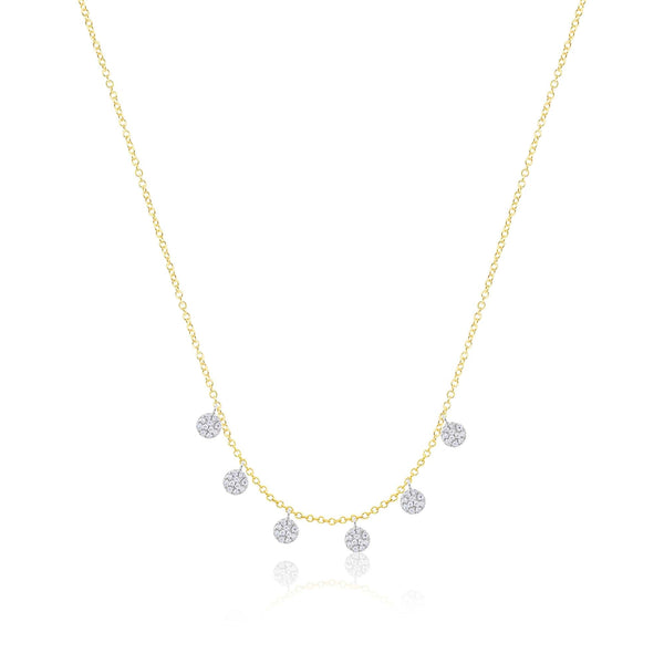 Meira T Necklaces .18tcw Diamond 14k Yellow Gold Necklace