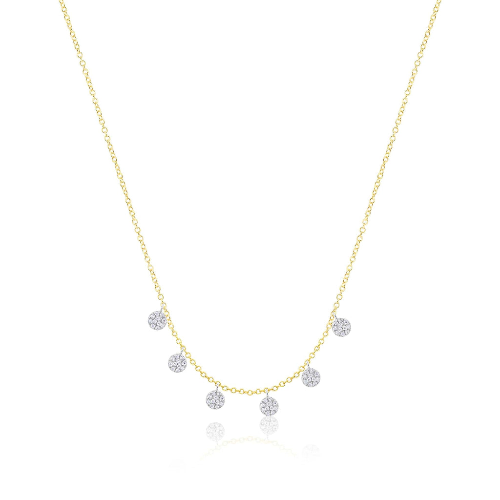 Meira T Necklaces .18tcw Diamond 14k Yellow Gold Necklace