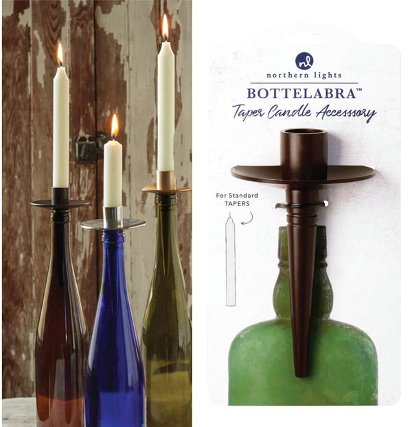 Northern Lights Candles/Fragrances Bottelabra Taper Holder