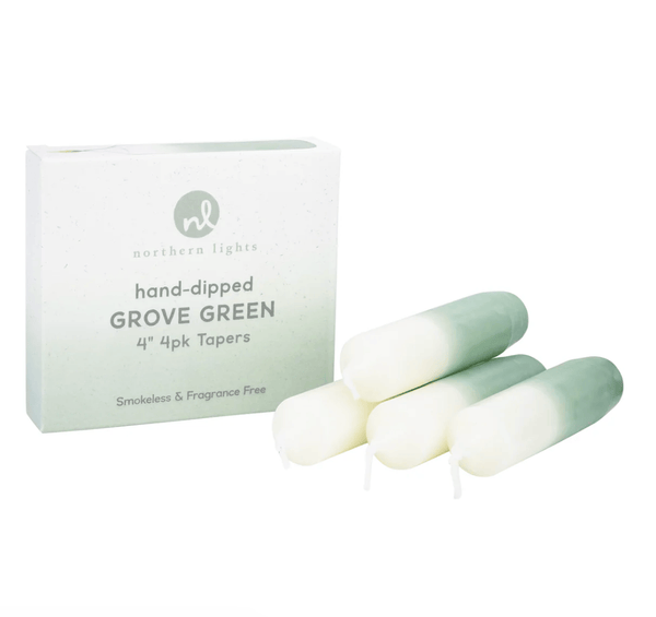 Northern Lights Candles/Fragrances Grove Green Short Tapers
