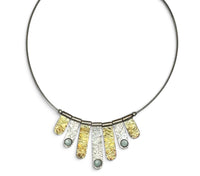 Phineas Rose Pendants Labadorite Sterling and Gold Necklace