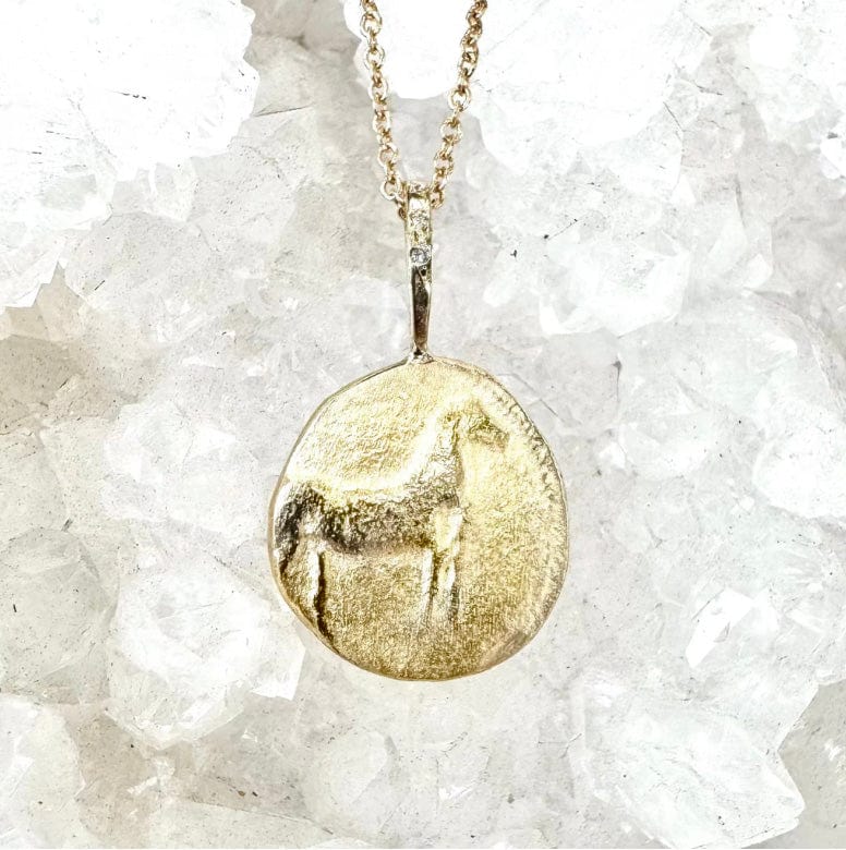 Robin Haley Necklaces "Gifted" 14K & Diamond Pendant
