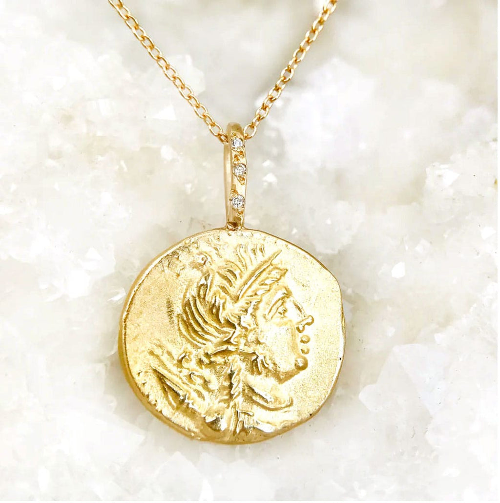 Robin Haley Necklaces "Goddess of Self-Value" 14K & Diamond Pendant