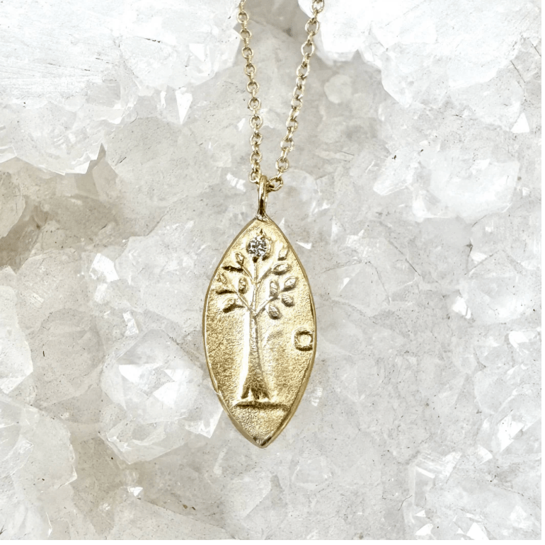 Robin Haley Necklaces "Honest with Yourself" 14K/ Diamond Necklace