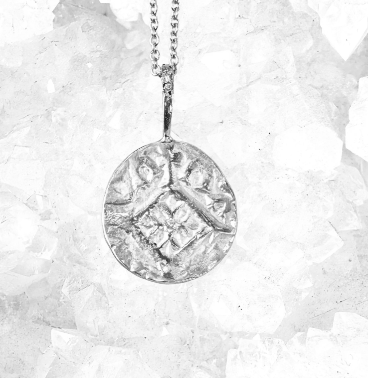 Robin Haley Necklaces "Next Chapter" SS/Diam. Pendant