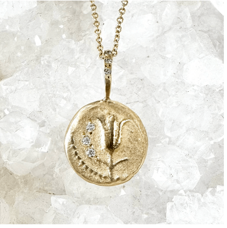 Robin Haley Necklaces Pure Peace 14K/Dia Pend/Chain
